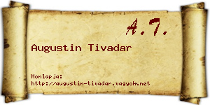 Augustin Tivadar névjegykártya